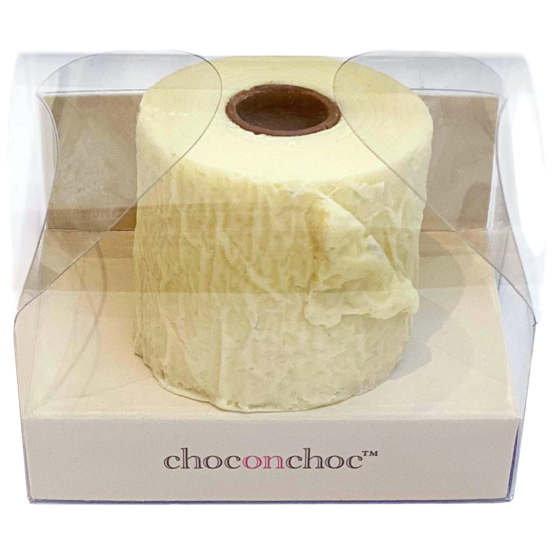 Handcrafted Belgian Mini Chocolate Toilet Roll - 3.3oz (95g)