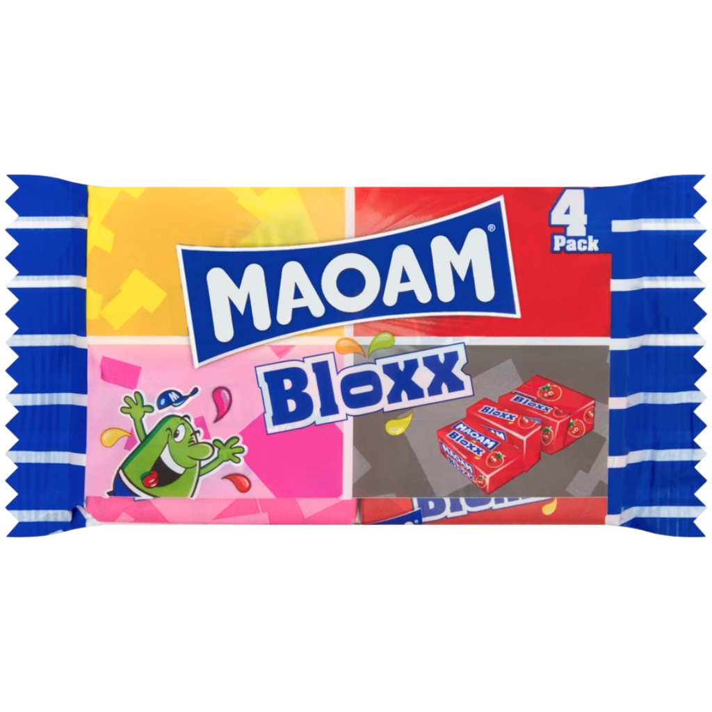 Maoam Bloxx 4 Pack - 3.1oz (88g)