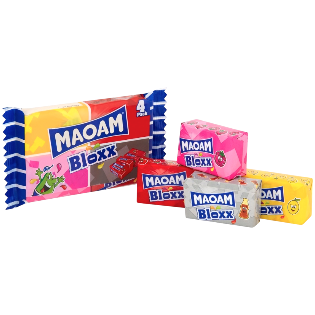 Moam Packet Exploding Maoam Bloxx 4 Pack - 3.1oz (88g) – Poppin Candy