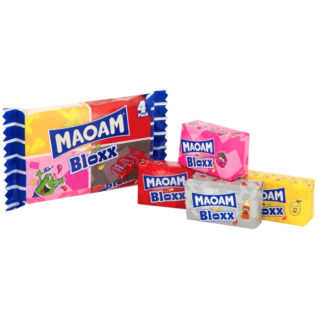 Maoam Bloxx 4 Pack - 3.1oz (88g)