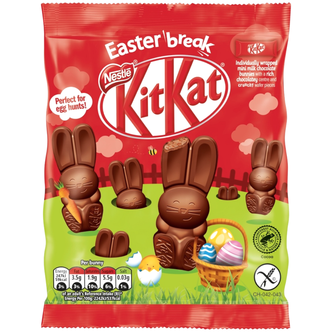 Kit Kat Mini Milk Chocolate Bunnies Sharing Bag - 1.94oz (55g)