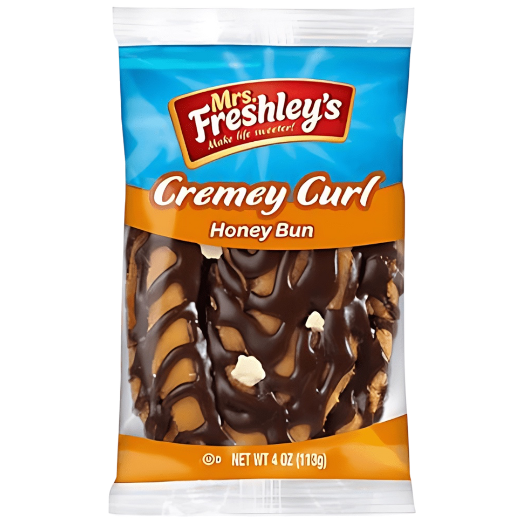 Mrs Freshley’s Cremey Curl Honey Bun - 3.98oz (113g)