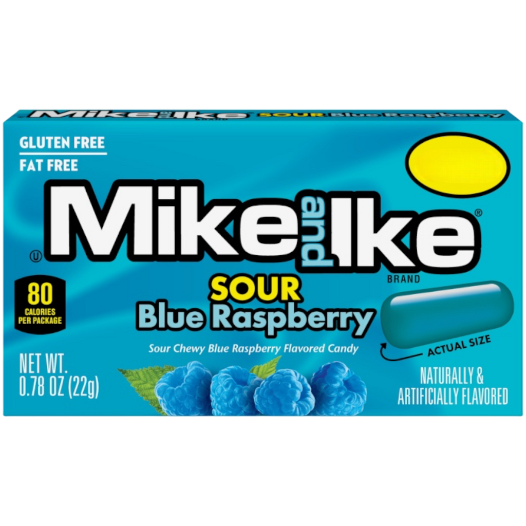 Mike & Ike Sour Blue Raspberry - 0.78oz (22g)