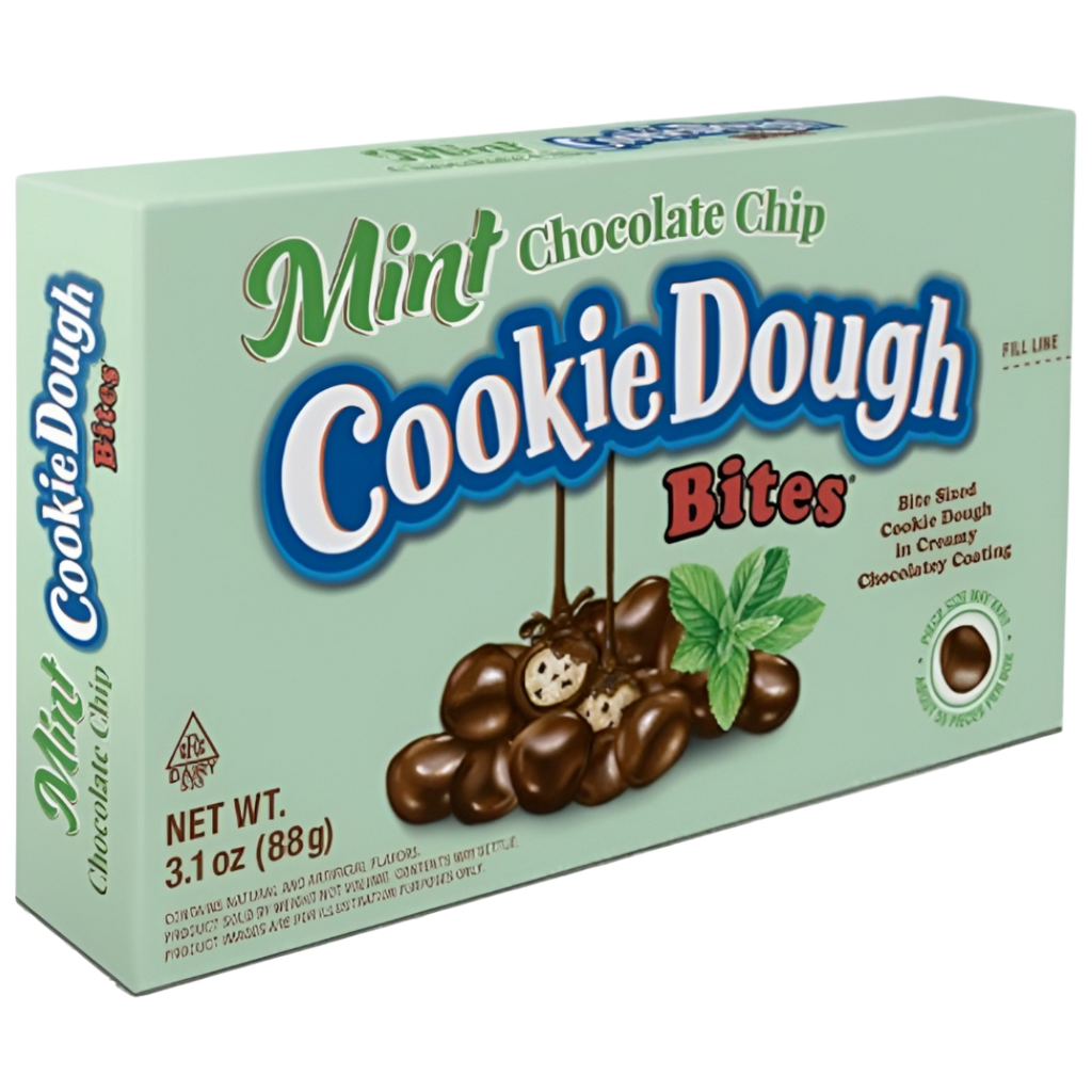 Cookie Dough Bites Mint Chocolate Chip Theatre Box - 3.1oz (88g)