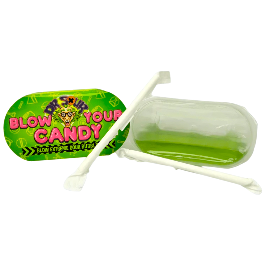 Dr Sour Blow Your Candy (Blow Your Own Sour Bubbles Candy) - 1.41oz (40g)