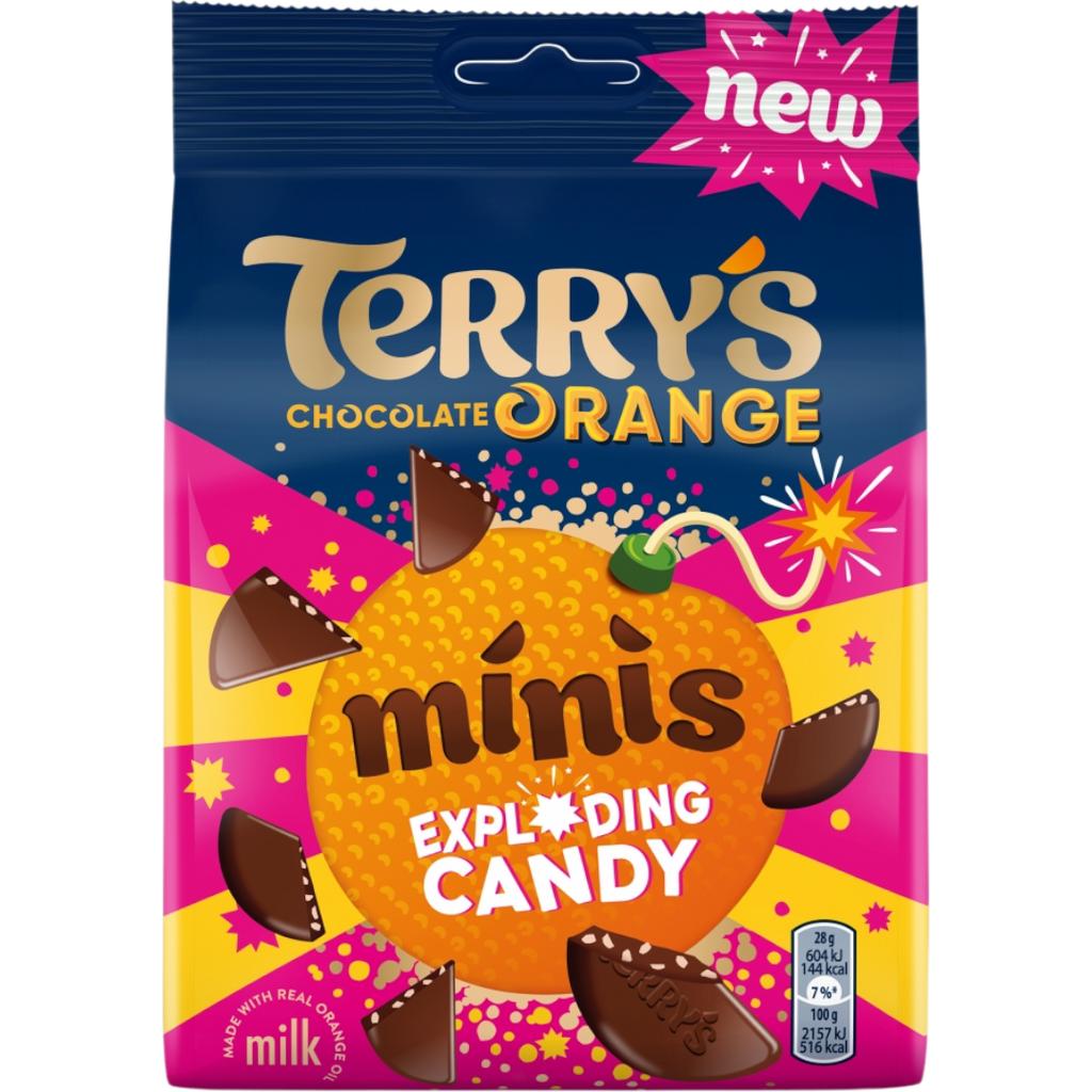 Terry's Chocolate Orange Exploding Minis Pouch - 3.7oz (105g)