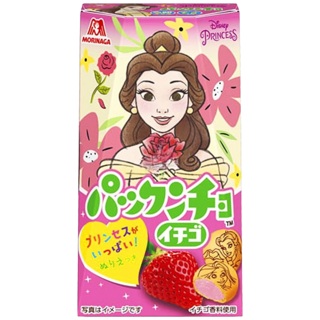 Morinaga Pakkuncho Strawberry Cream Biscuit (Japan) - 1.44oz (41g)