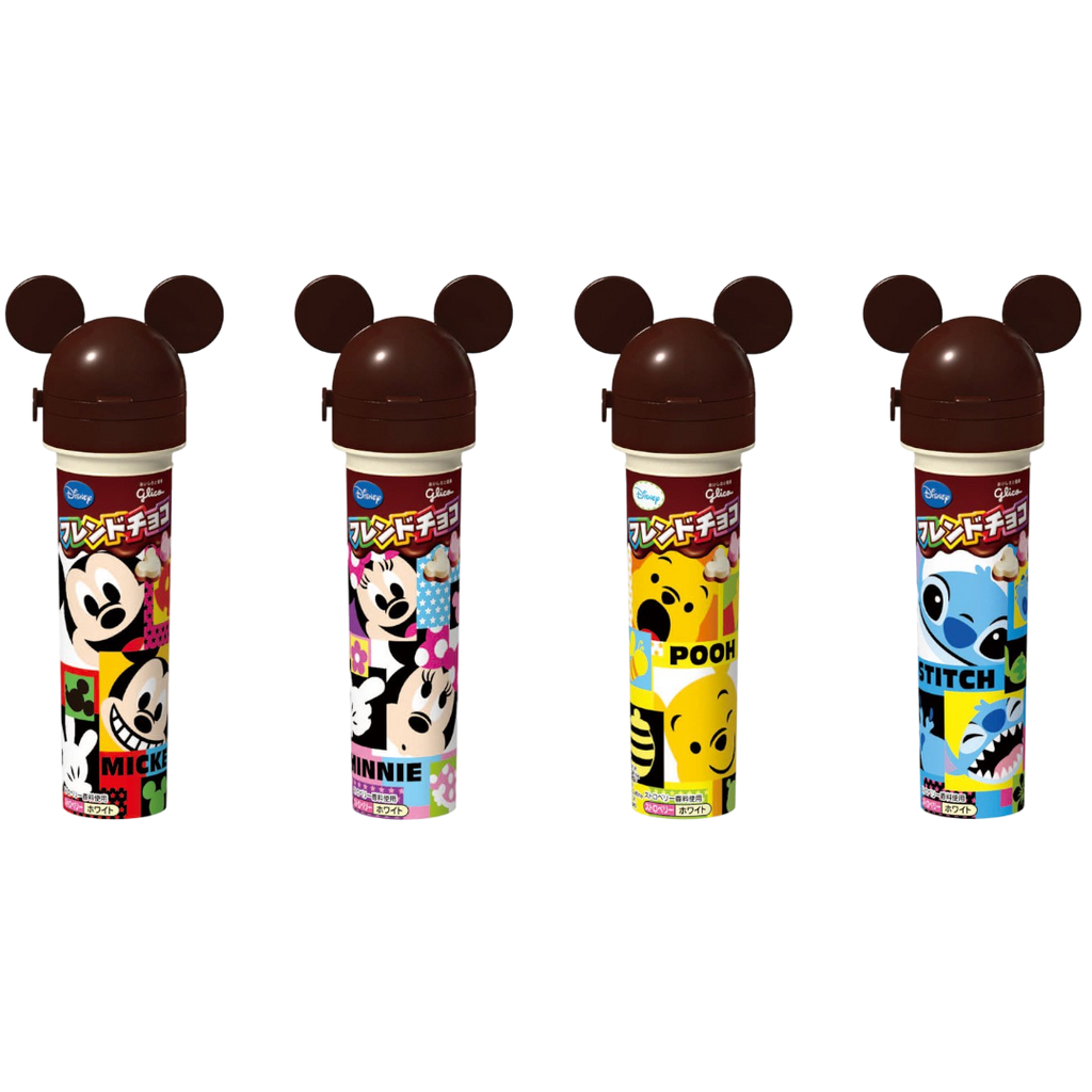 Glico Disney Friend Chocolate Tube (Japan) - 0.59oz (17g)