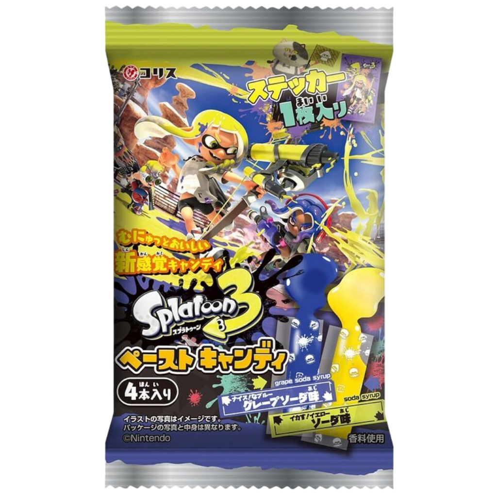 Nintendo Coris Splatoon 3 Candy With Sticker (Japan) - 1.44oz (41g)