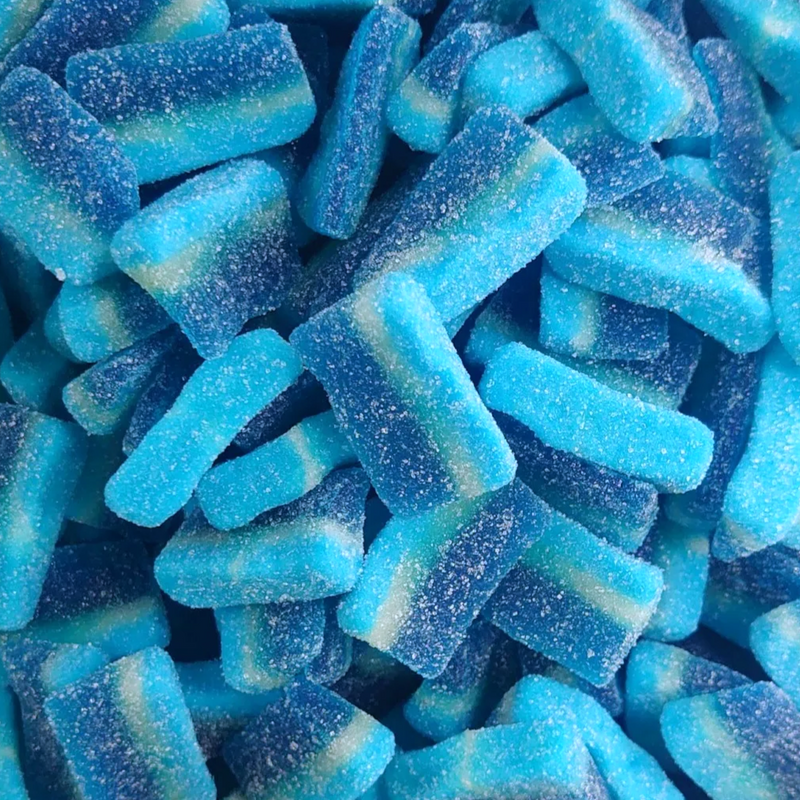 Fizzy Blue Raspberry Slices