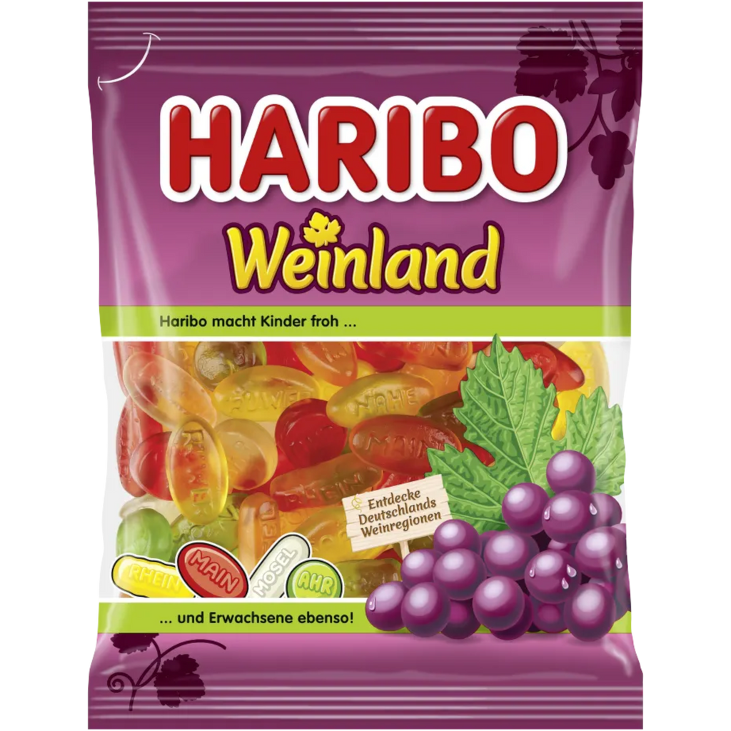 Haribo Weinland Peg Bag (European) - 3.5oz (100g)