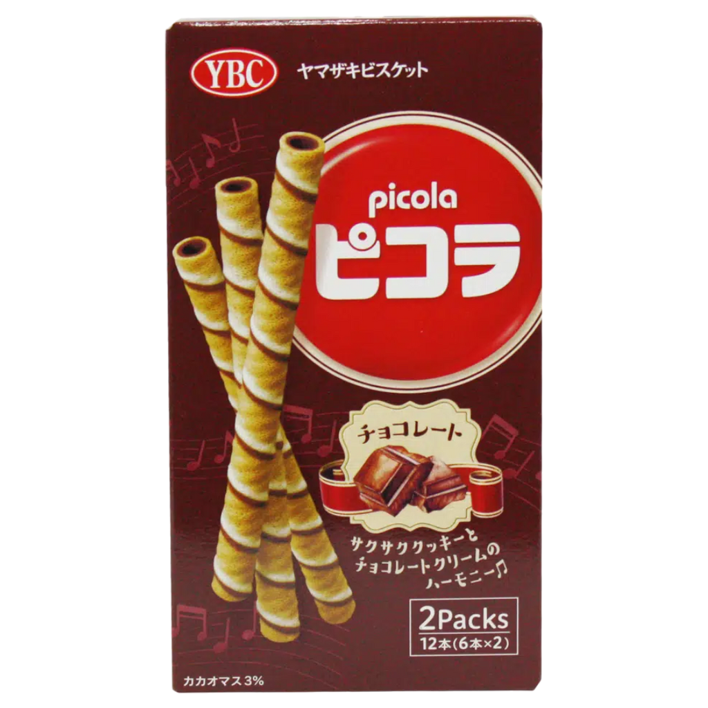 YBC Picola Egg Rolls Chocolate (Japan) - 0.86oz (24.5g)