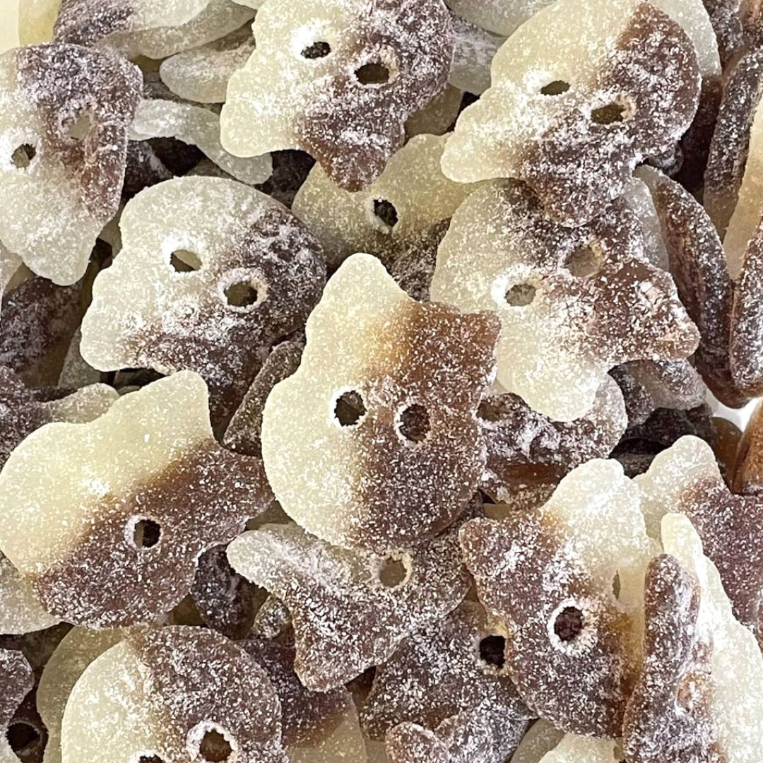 Swedish Candy Caramelo Bubs Foam Dizzy Skulls - Pop's America Swedish Fish