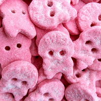 BUBS Sour Raspberry Foam Skulls