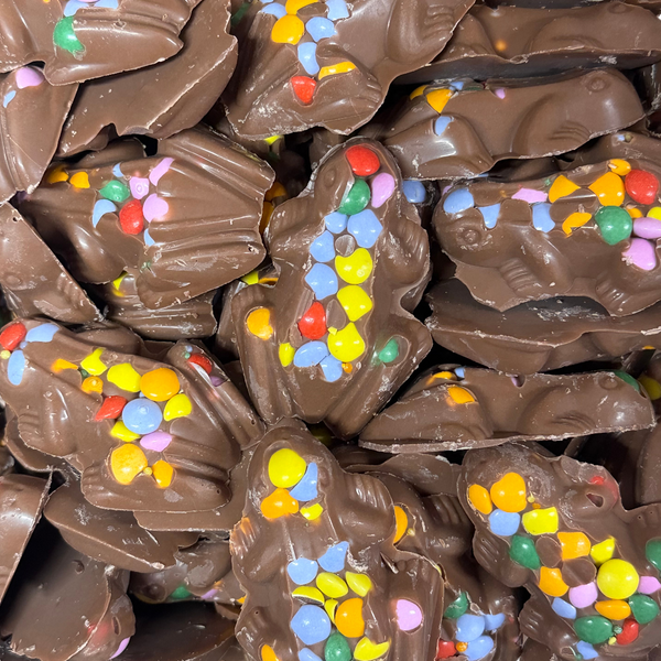 Candy Speckled Chocolate Frogs