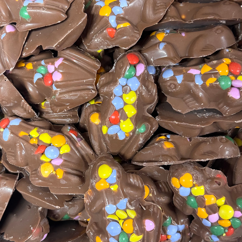 Candy Speckled Chocolate Frogs