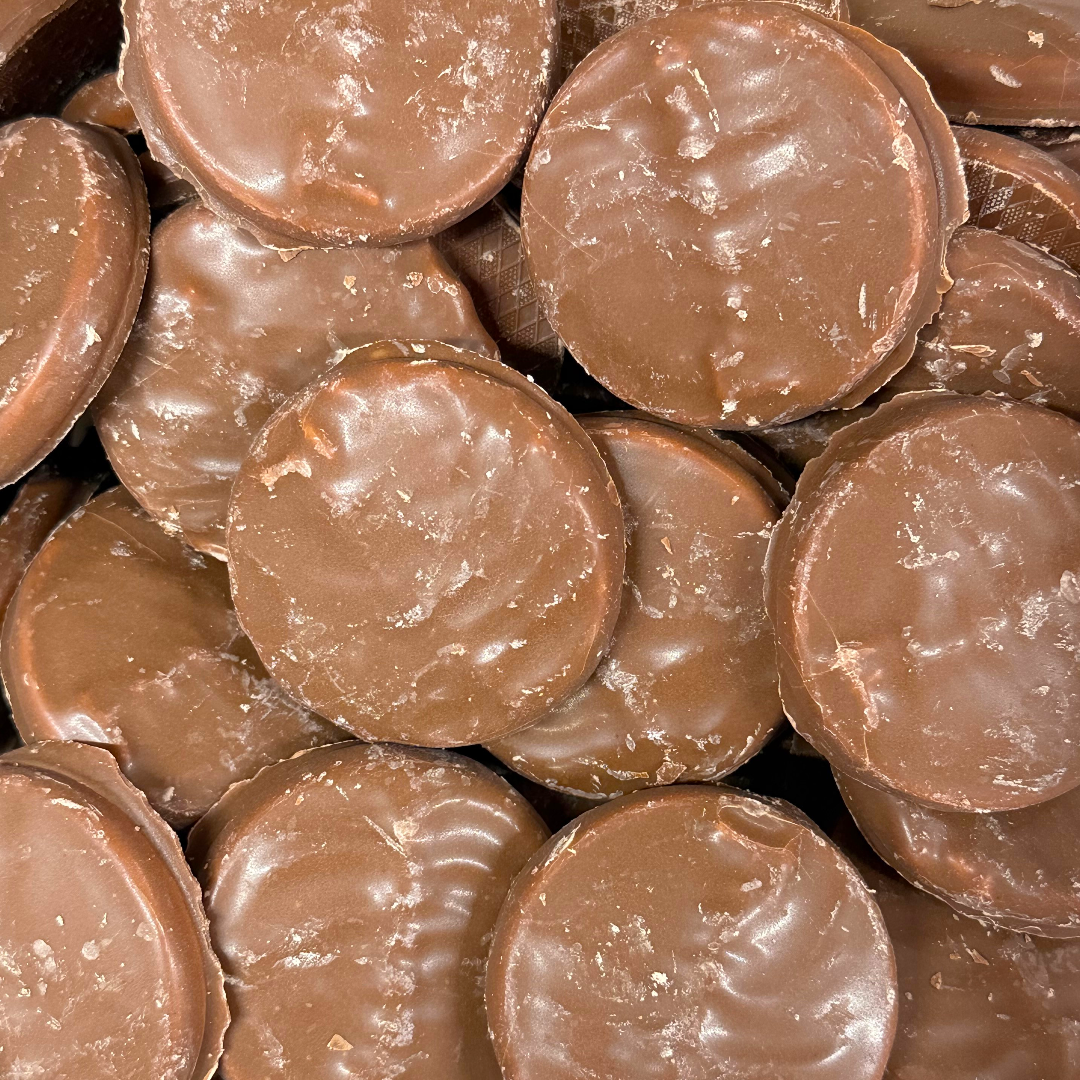 Chocolated-Coated Foam Discs