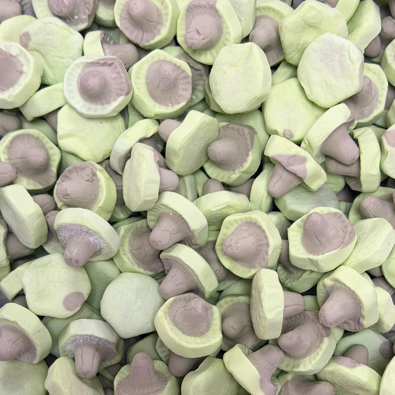 Pear & Liquorice Foam Mushrooms