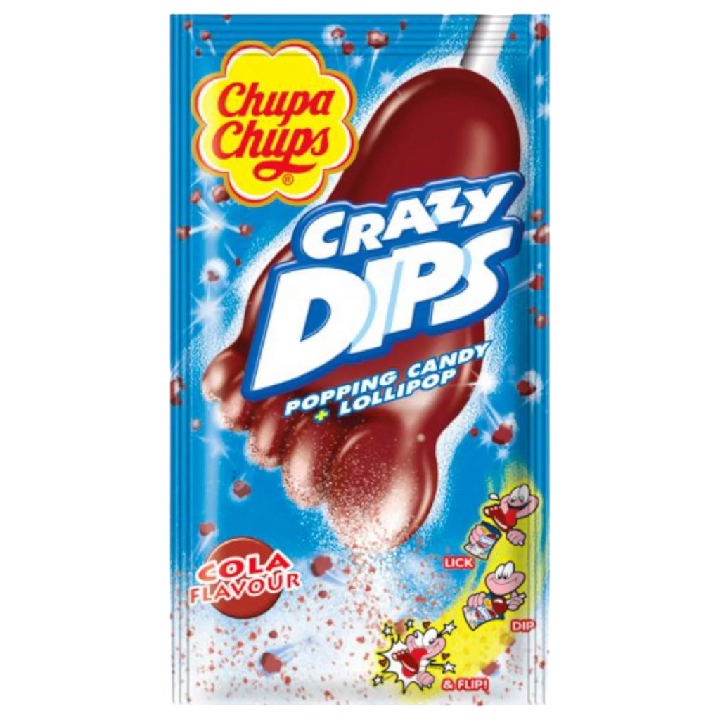 Chupa Chups Crazy Dips Cola Lollipop - 0.49oz (14g)