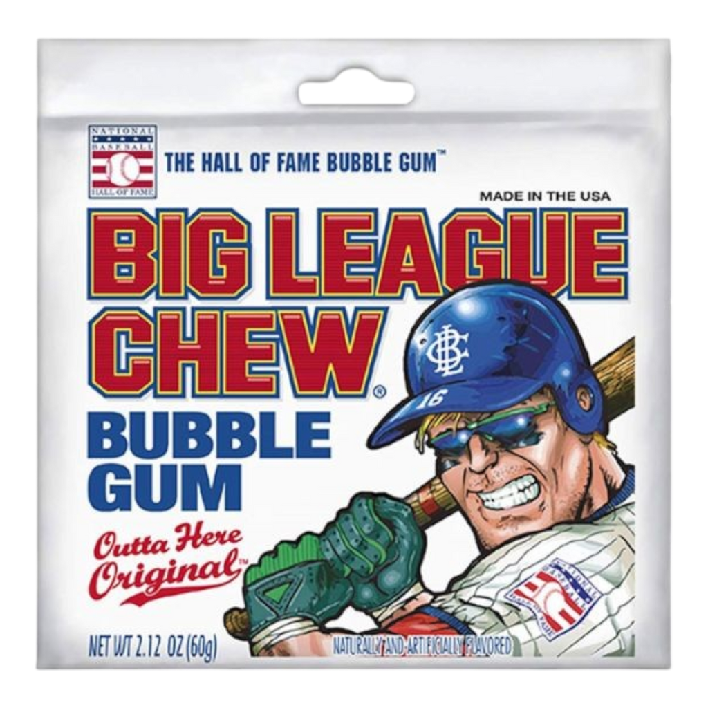 Big League Chew Bubble Gum Original - 2.12oz (60g)