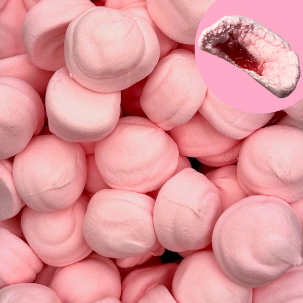Strawberry Jam Filled Marshmallow Blobs – Poppin Candy