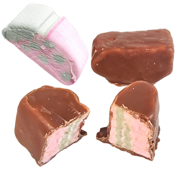 Chocolate-Coated Strawberry Marshmallows