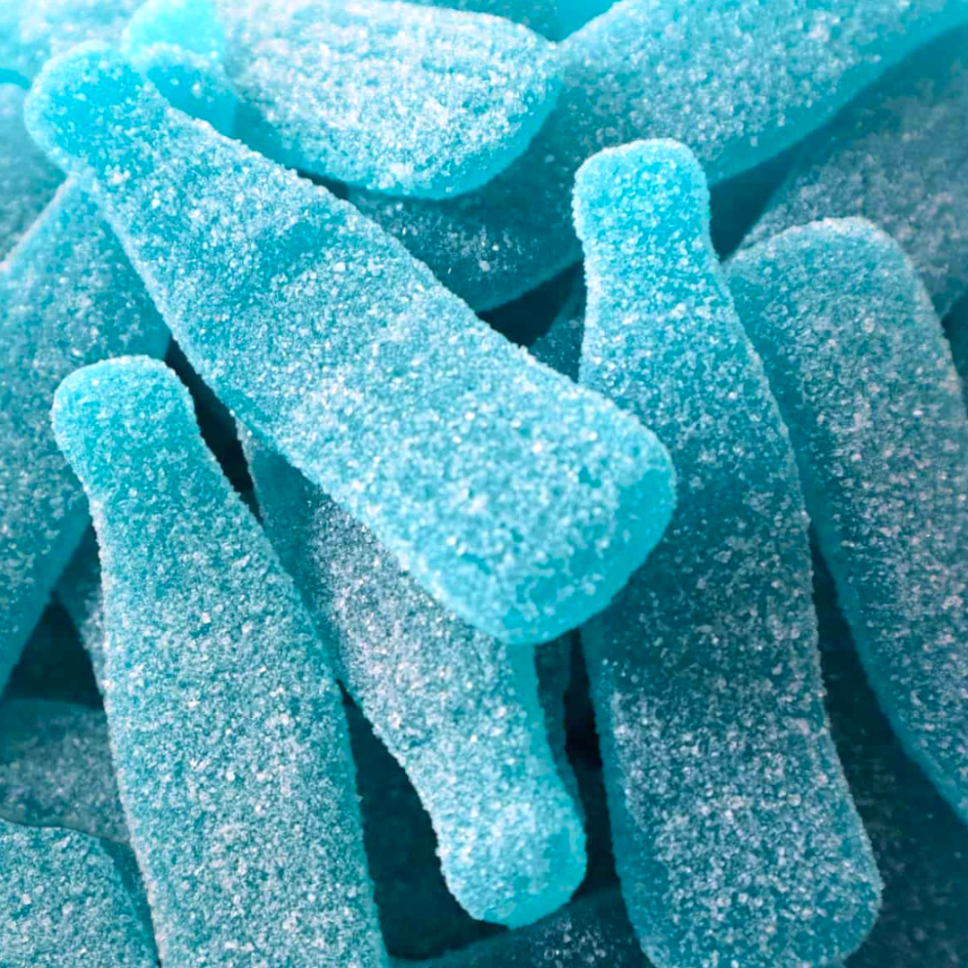 Big Fizzy Blue Raspberry Bottles