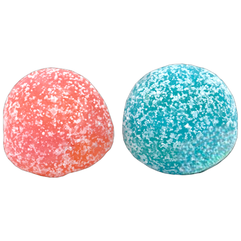 Sour Fizzy Gummy Bubblegum Balls