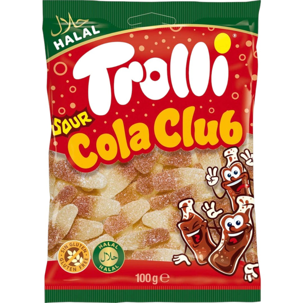 Trolli Sour Cola Bottles Peg Bag - 3.5oz (100g)