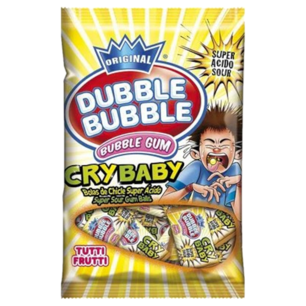 Dubble Bubble Cry Baby Sour Peg Bag - 2.9oz (85g)