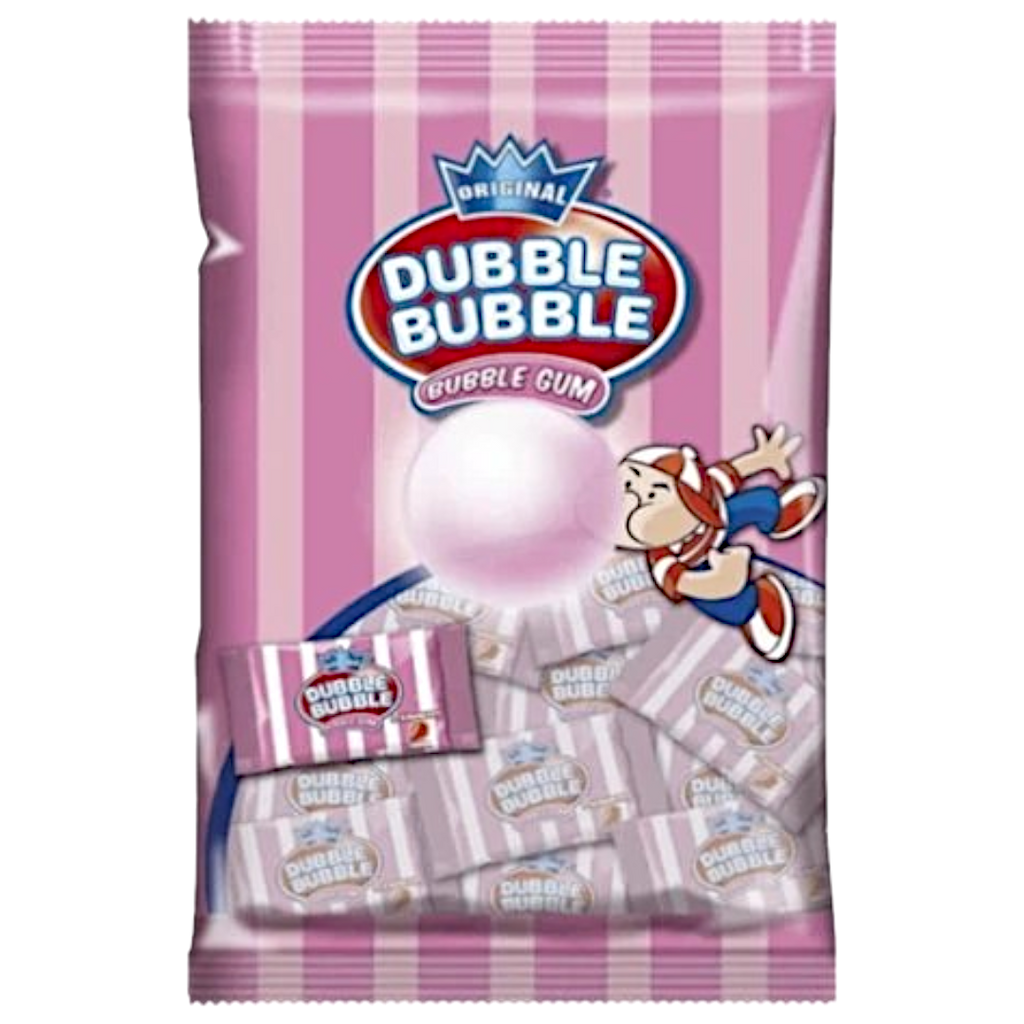 Dubble Bubble Strawberry Bubblegum Peg Bag - 2.9oz (85g)