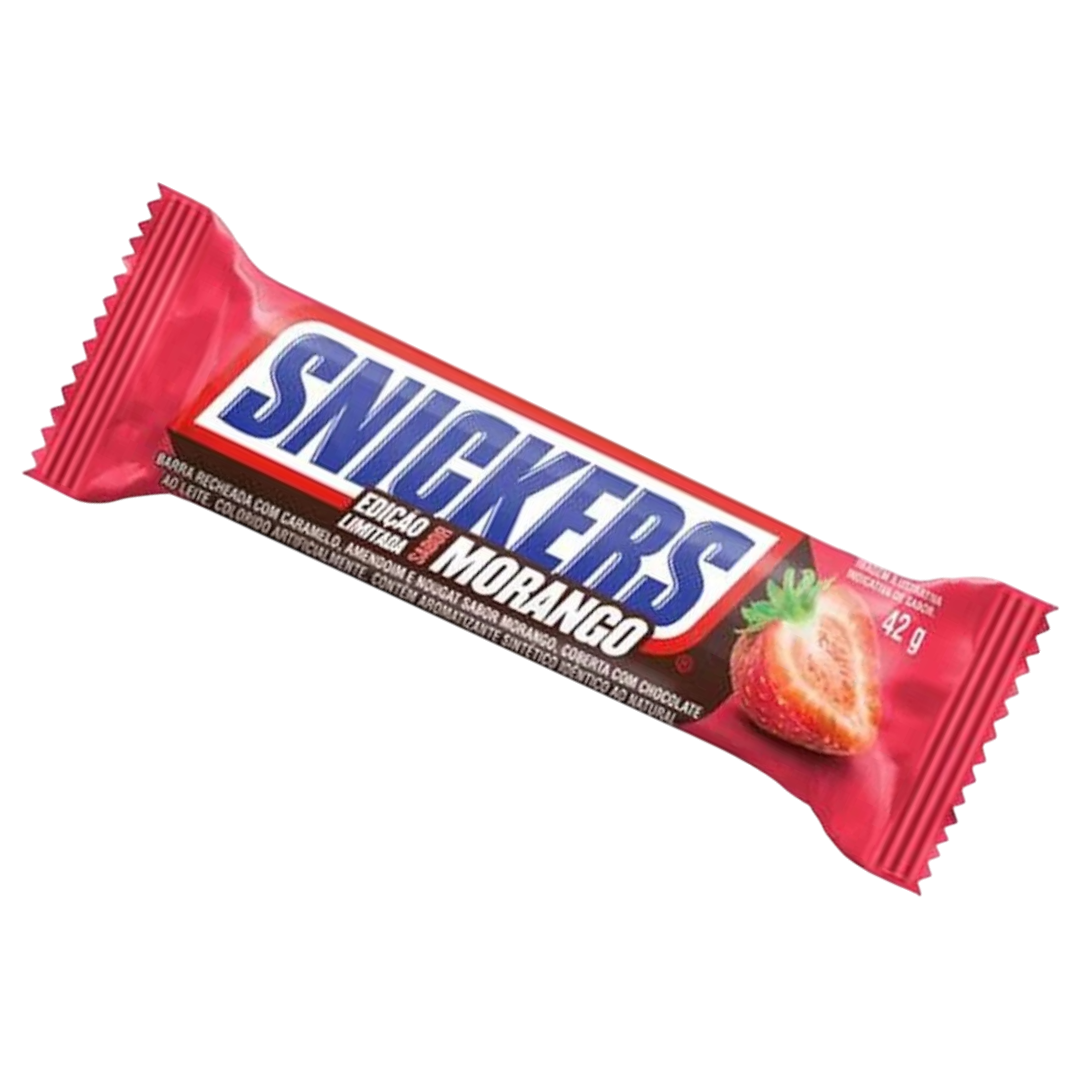 Snickers Morango Strawberry (Brazil) - 1.48oz (42g) – Poppin Candy