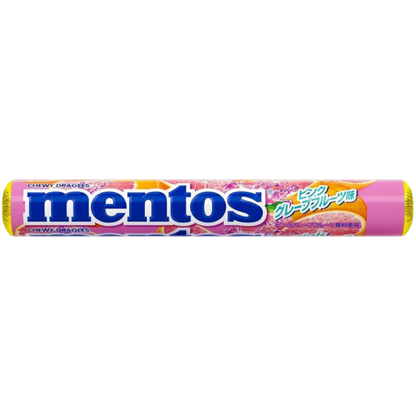 Mentos Pink Grapefruit (Japan) - 1.3oz (37.5g) – Poppin Candy