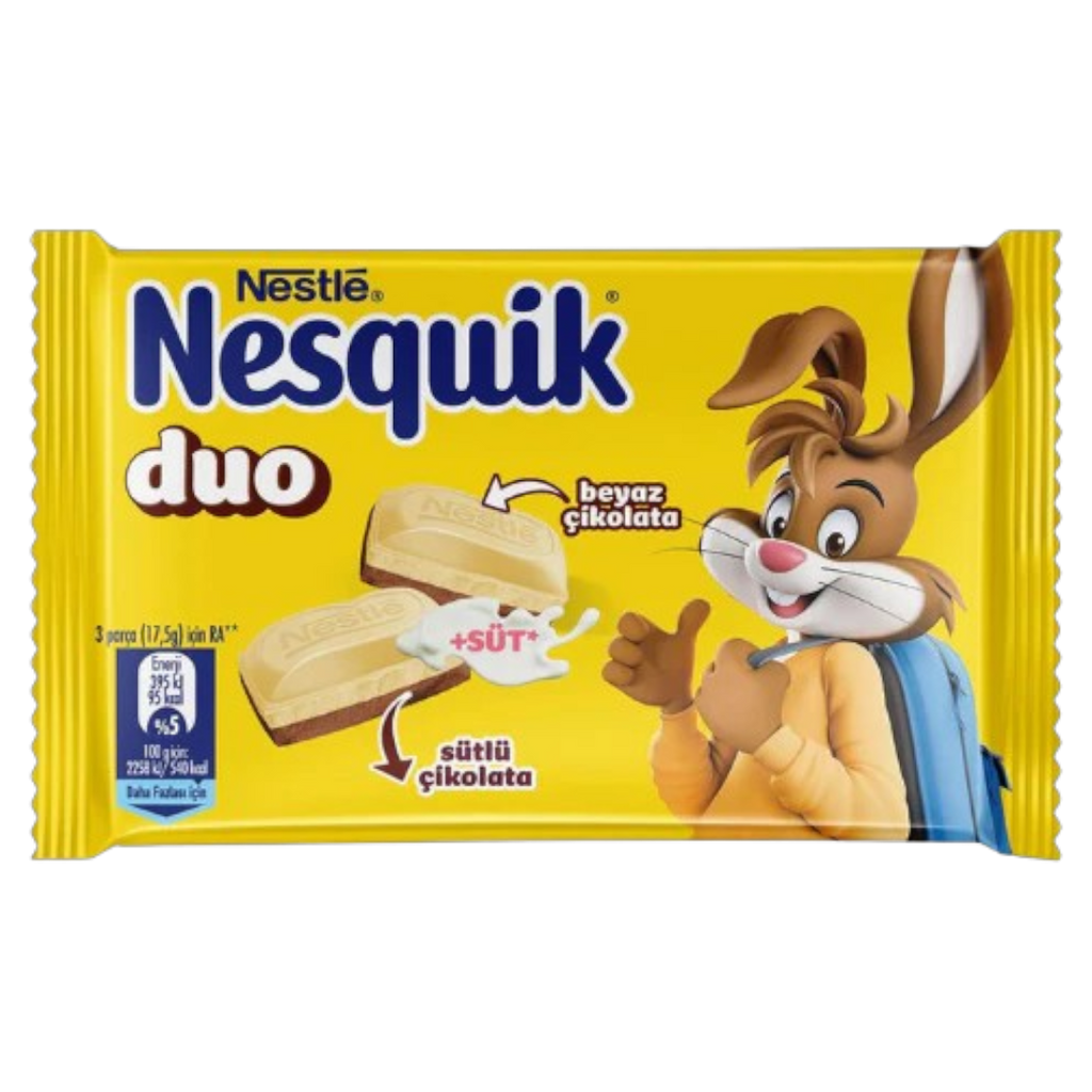 Nestle Nesquik Duo Chocolate Bar (Turkey) - 2.4oz (70g)