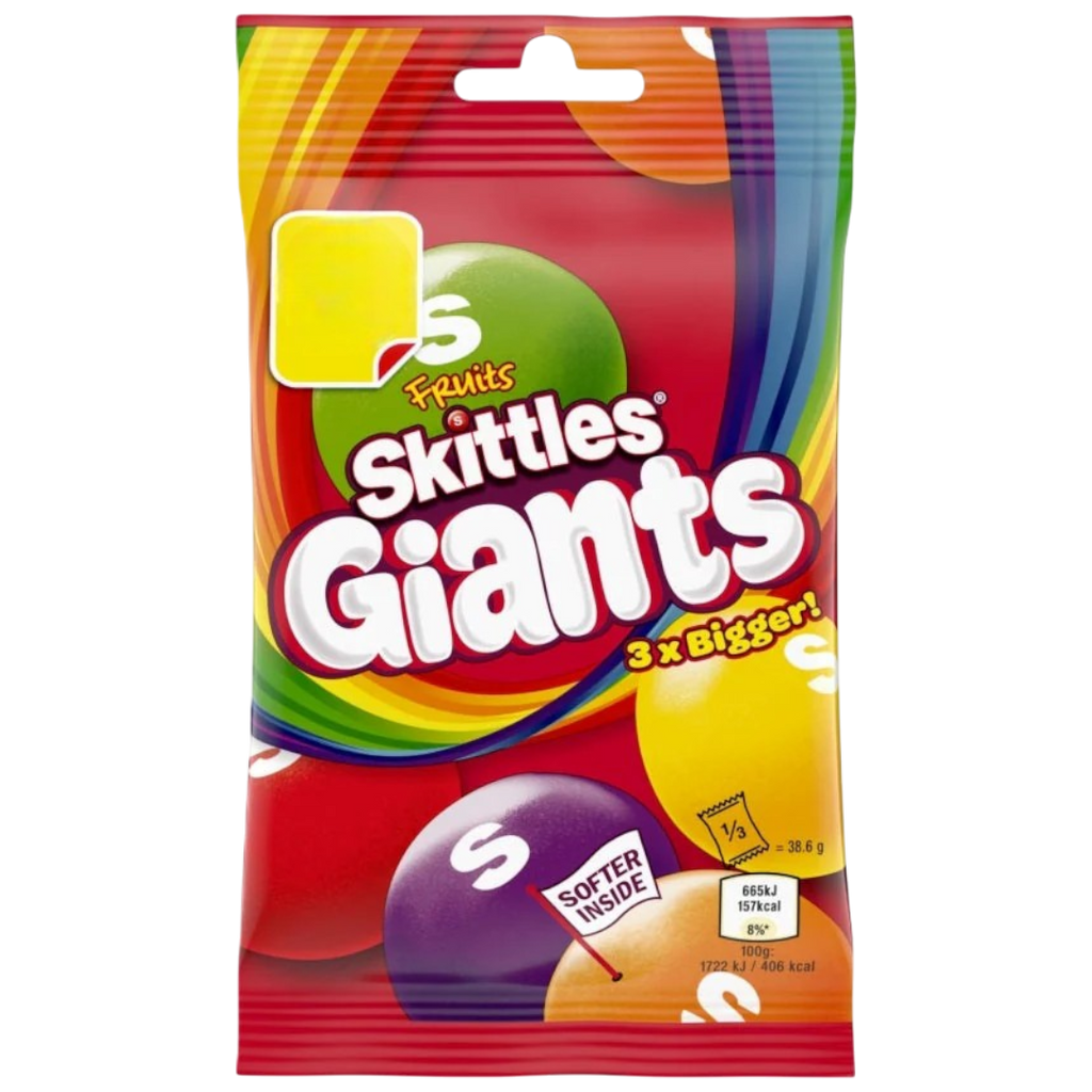 Skittles Giants  - 3.84oz (109g)