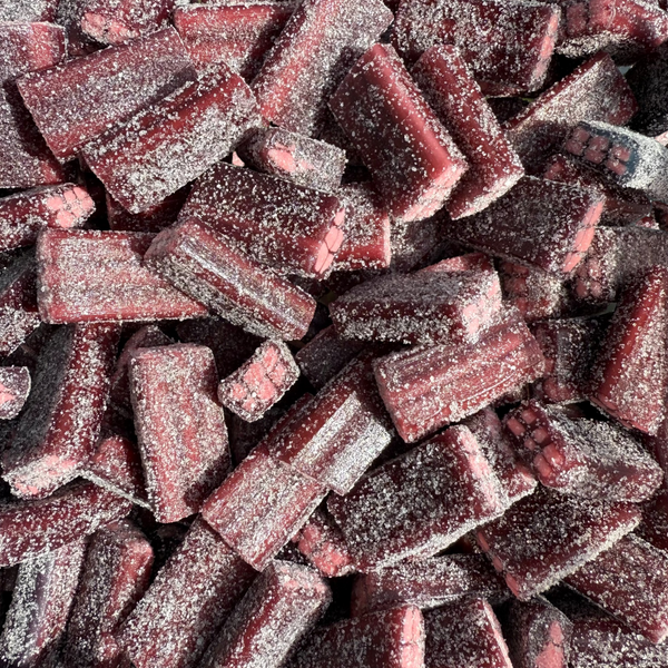 Sour Black Cherry Bricks – Poppin Candy