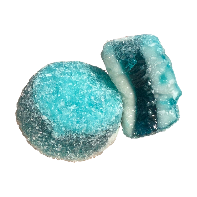 Fondant Filled Blue Raspberry Tarts