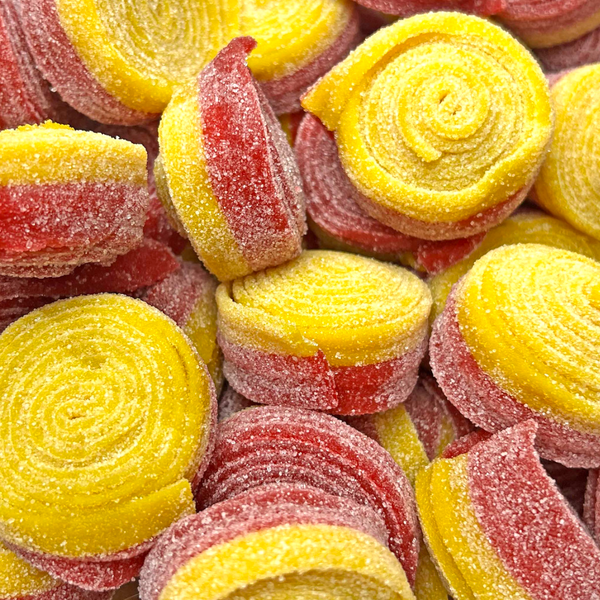 Sour Strawberry & Lemon Belt Rolls