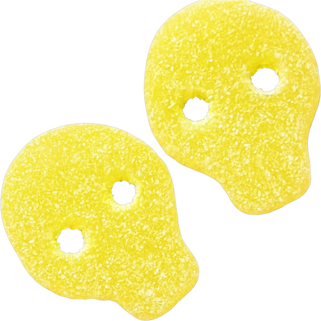 Sour Pineapple Skulls