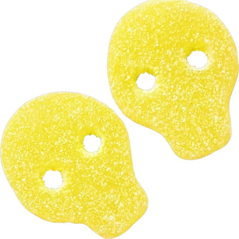 Sour Pineapple Skulls
