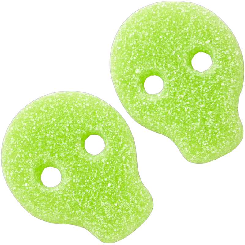Sour Lime Skulls
