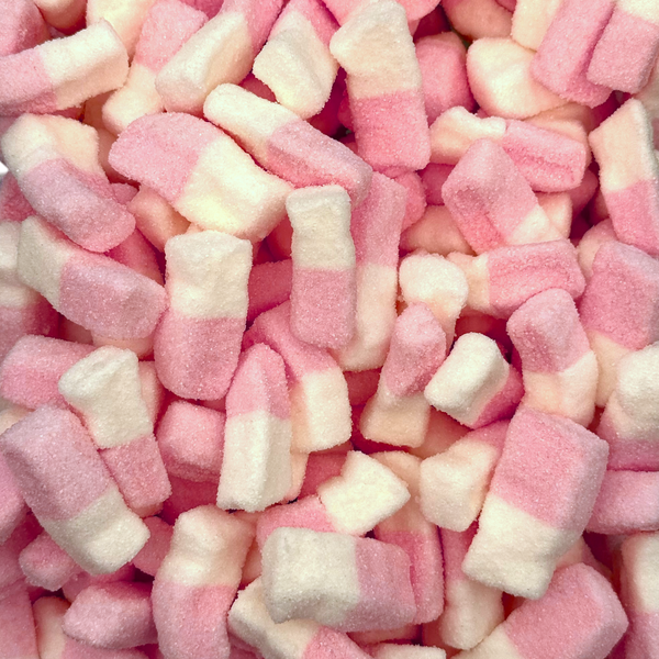 Sour Strawberry Marshmallow Bottles