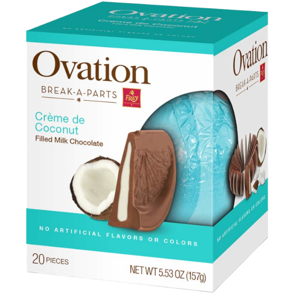 Ovation Break-A-Parts Coconut-Filled Milk Chocolate - 5.53oz (157g)