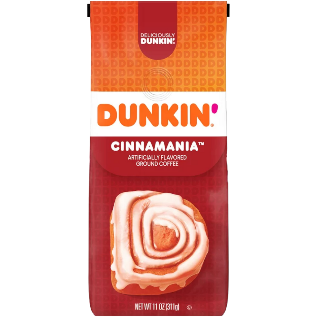 Dunkin' Cinnamania Flavour Ground Coffee - 11oz (311g)