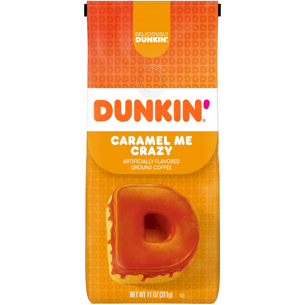 Dunkin' Caramel Me Crazy Flavour Ground Coffee - 11oz (311g)