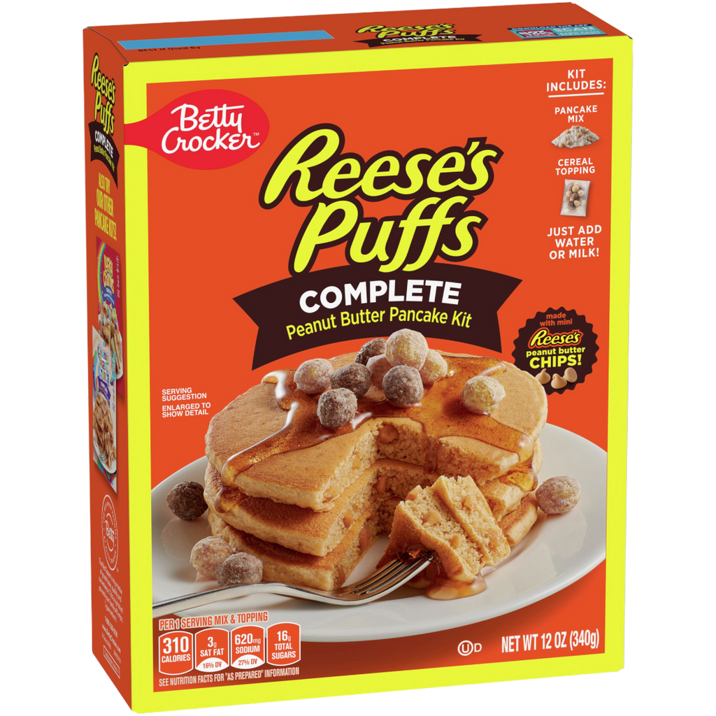 Betty Crocker Reese's Puffs Complete Peanut Butter Pancake Kit - 12oz (340g)
