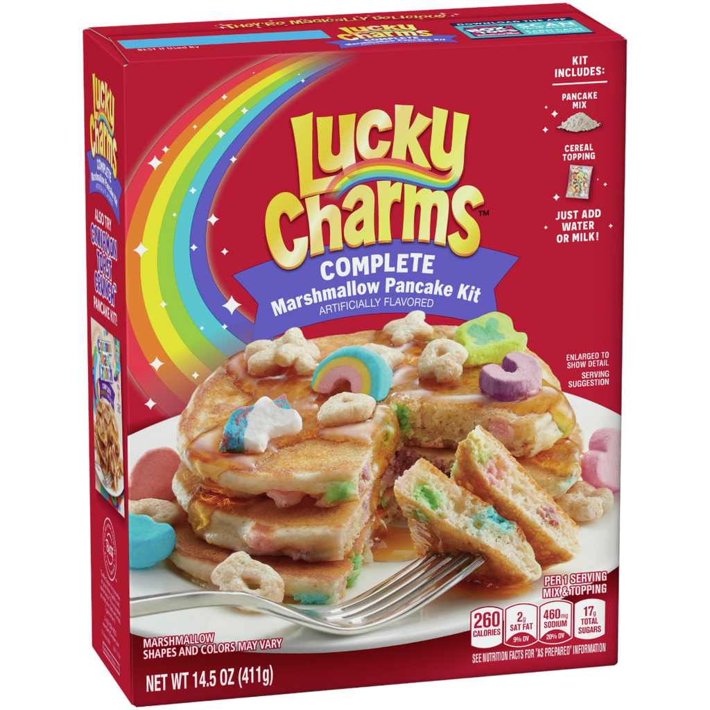 Betty Crocker Lucky Charms Complete Marshmallow Pancake Kit - 14.5oz (411g)