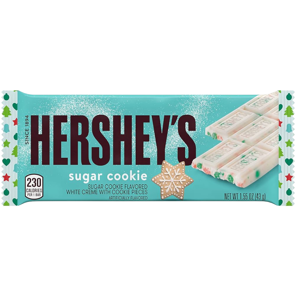 Hershey's Sugar Cookie Candy Bar (Christmas Limited Edition) - 1.55oz (43g)