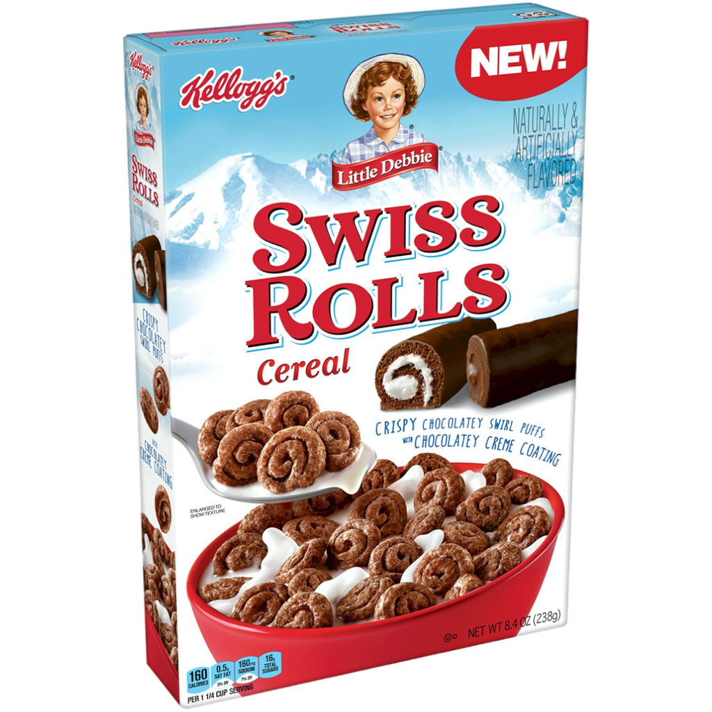 Kellogg's Little Debbie Swiss Rolls Cereal - 8.4oz (238g)