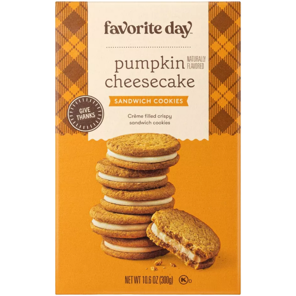 Favorite Day Pumpkin Cheesecake Sandwich Cookies (Fall Limited Edition) - 10.6oz (300g)